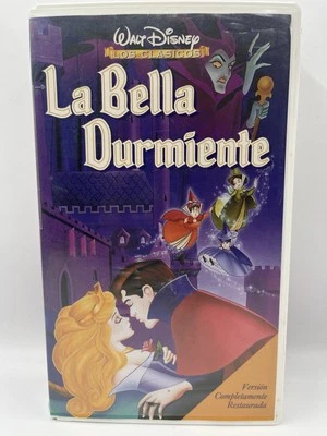 La Bella Durmiente VHS Cinta Tape Los Clasicos De WALT DISNEY/испанская версия - Изображение 1 из 4