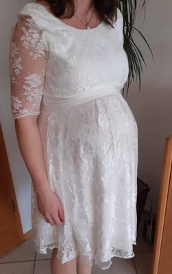 Umstandsbrautkleid  oder Stillkleid für standesamtliche Hochzeit - Bild 1 von 2