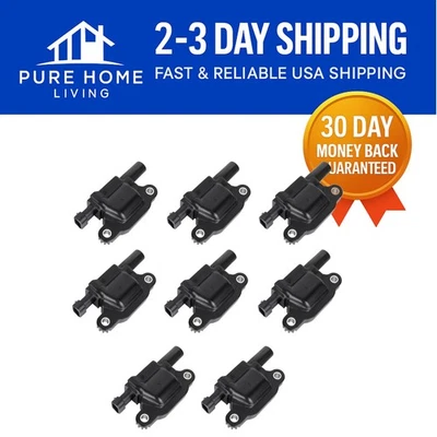 OEM Quality Ignition Coil Pack Set for Chevy, Cadillac, GMC, Pontiac Vehicles - Image 1 of 4