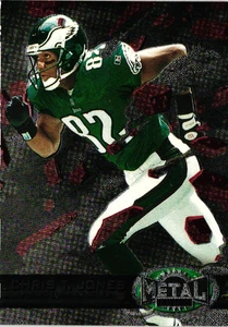1997 Skybox Metal Universe - Chris Jones #145 - Eagles - Bild 1 von 2