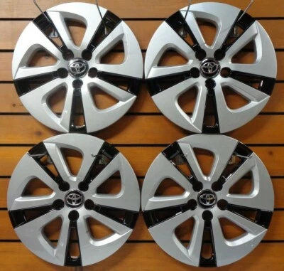 New Set 15" Toyota Prius 2016 2017 2018 Replacement Hubcaps Wheel Covers 61180 - Image 1 of 4