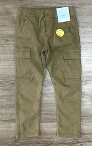 Boys' Stretch Flexible Drawstring Skinny Jogger Cargo Pants Cat & Jack 4, 18 - Picture 1 of 3
