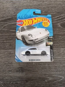 2019 Hot Wheels '96 Porsche Carrera White Nightburnerz 4/10 911 993 - Picture 1 of 7