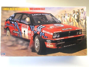 Hasegawa 1:24 Scale Lancia Delta HF Integrale 16v '89 San Remo Model Kit # 25008 - Picture 1 of 12