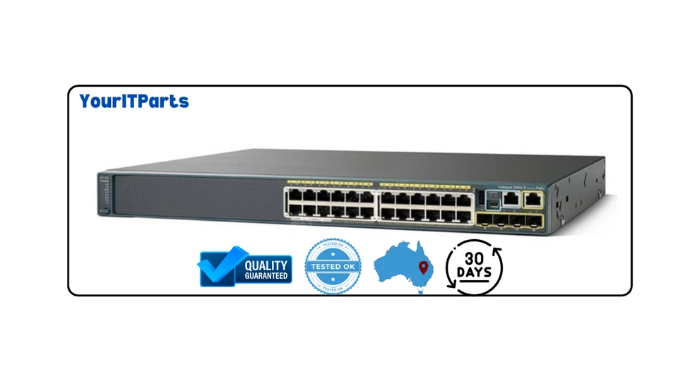 WS-C2960S-24TS-S CISCO Catalyst 2960-S Series 24 Port SI Switch - Image 1 of 4