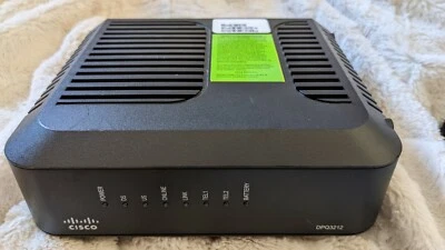 CISCO DPQ3212 CABLE MODEM DOCSIS 3.0 PHONE MODEM/CABLEVISION - no cords - Image 1 of 3