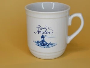 Unser Norden Trinkbecher Kaffeebecher Tasse Leuchtturm - Bild 1 von 6