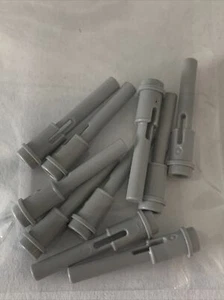 LEGO Parts 61184 (10pcs) Technic Half Pin 2L Bar Extension Light Bluish Gray - Picture 1 of 1