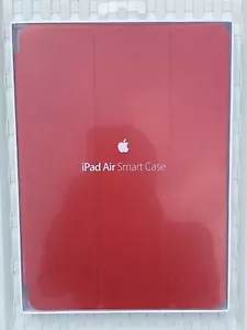 Genuine Apple Leather iPad Air Smart Case - RED - Picture 1 of 6