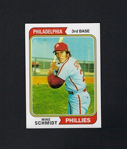 2011 Topps 60 Years of Topps Original Back MICK SCHMIDT '74Reprint-Dinged corner