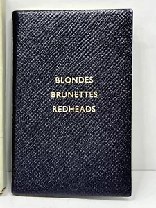 Vintage leather blones brunettes readheads little black book by SMYTHSON - Picture 1 of 9