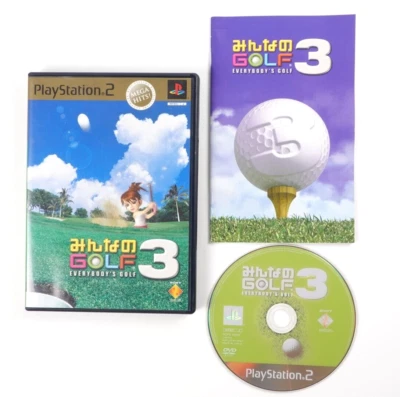 Everybody's Golf 3 : Minna no Golf Sony PlayStation 2 PS2 Japan Import US Seller - Image 1 of 4