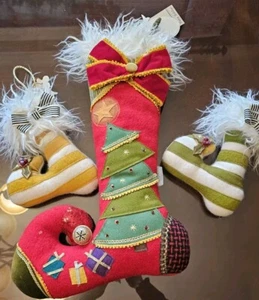 Lenae May by Demdaco Christmas Stockings : Set of 3 - Picture 1 of 9