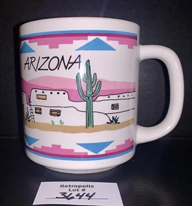 Arizona Souvenir Coffee Mug Southwest Santa Fe Maack Ceramic - Picture 1 of 7