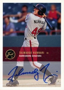 2000 Harrisburg TALMADGE NUNNARI Signed Card Autograph auto Expos ON CARD