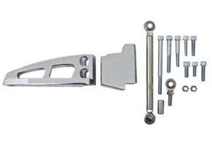 For Chevy Big Block Short Water Pump A/C Bracket Chrome Finish Billet Aluminum - Picture 1 of 1