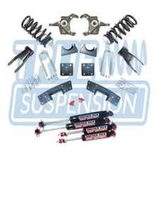 Fits Chevrolet 1973-1991 C20 C30 Pickup Truck Complete Lowering Drop Kit 5/7" - Picture 1 of 1