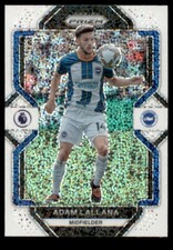 2022-23 Panini Prizm Premier League Adam Lallana White Sparkle SP Free Ship