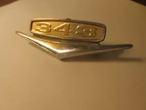 Original 1967 AMC Ambassador Marlin Rebel 343 car badge / emblem American Motors - Picture 1 of 6