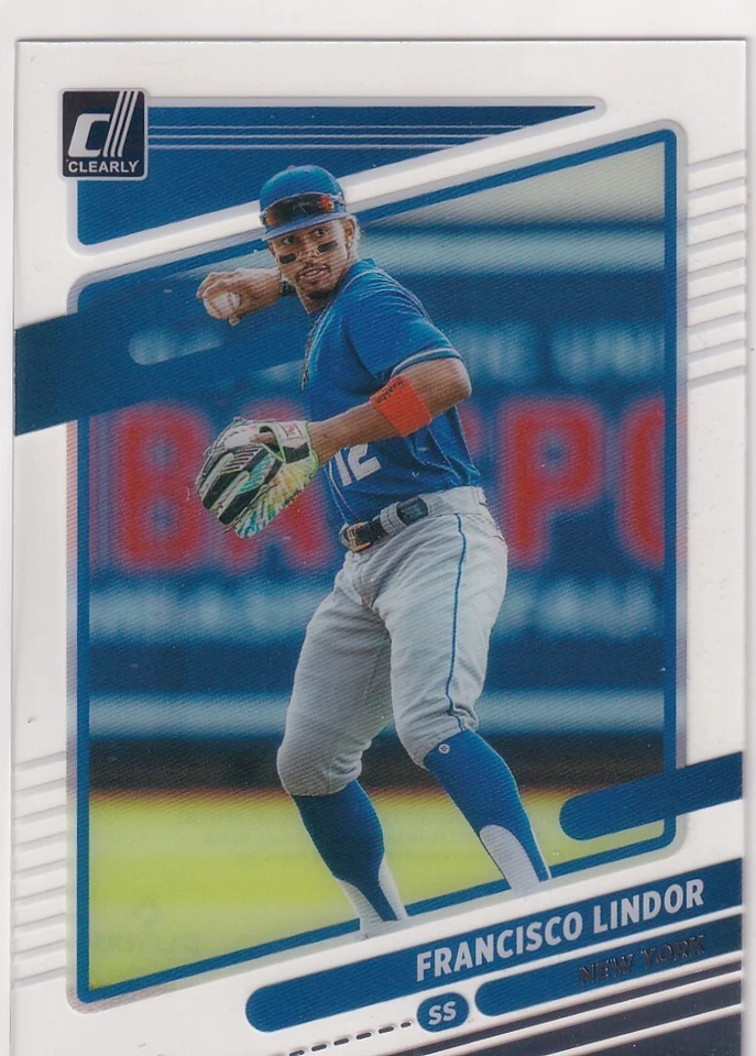 Donruss Clear Francisco Lindor 2021 New York Mets béisbol BZ-4986 Foto 1 de 1