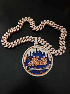 new york mets medallion necklace/chain - Picture 1 of 1