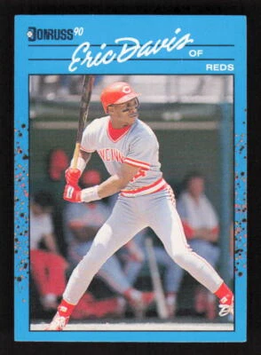 1990 Donruss Best of the NL  #1 Eric Davis  Cincinnati Reds - Image 1 of 2