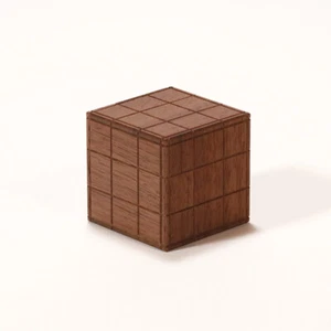 Karakuri Himitsu box Hakone Yosegi Wooden Puzzle BOX Small BOX Panda - Picture 1 of 3