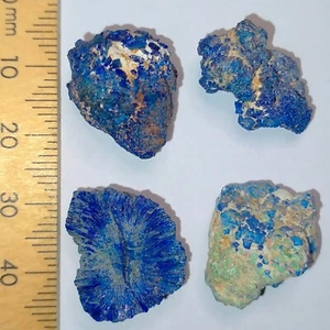 Azurite rough natural raw loose pebbles mini mineral specimens bundle 79.3ct - Picture 1 of 6