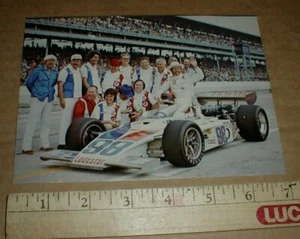 Mike Mosley 1974 Lodestar USAC vintage Indy 500 auto racing postcard handout B - Picture 1 of 1