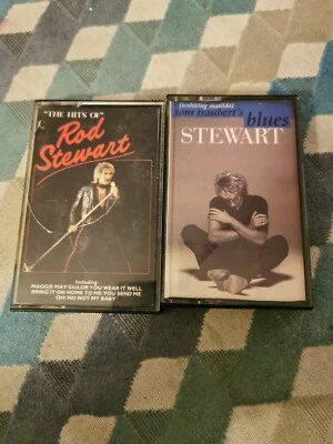 Rod stewart cassette X2. The Hits, Tom Trainers Blues (Waltzing Matilda) - Image 1 of 4
