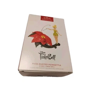 Hallmark Keepsake 2023 Disney Tinker Bell Pixie-Dusted Poinsettia Nuevo... - Imagen 1 de 7