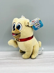 Puppy Dog Pals Rolly Plush 6" Pug Stuffed Animal Disney Junior Jr New Tags - Picture 1 of 10