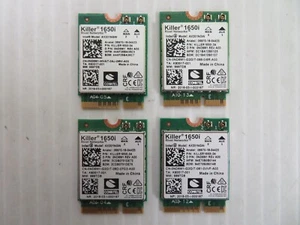 Lot of 4 Genuine Killer 1650i Wireless Wi-Fi 6 Bluetooth 5 AX201NGW ND6M1 0ND6M1 - Picture 1 of 1