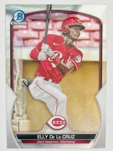 Bowman 2023 - Chrome Prospects Elly De La Cruz #BCP-65 Lunar Glow Refractor (RC) - Photo 1/2