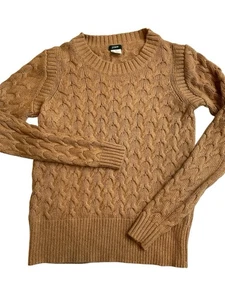 J Crew Pullover Zopfmuster Preppy Normcore Minimalist Y2K XS weich seidig dick - Bild 1 von 5