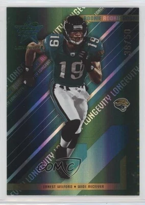 2004 Leaf Rookies & Stars Longevity Rookie Emerald /50 Ernest Wilford #219 RC - Image 1 of 2