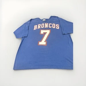 Camisa De Colección Denver Broncos Azul, Fútbol Americano NFL Años 90, John Elway XL - Imagen 1 de 4