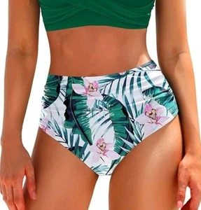 Yonique Women's One Piece High Waisted Bikini Bottom Tummy Control Sz 18W - Picture 1 of 5