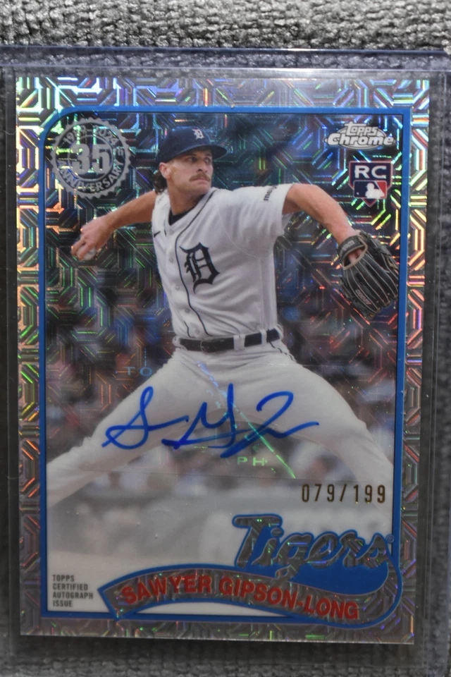 2024 Topps Update 1989 Chrome - Sawyer Gipson-Long #T89CU-SG 79/199 (AU, RC) - Image 1 of 2