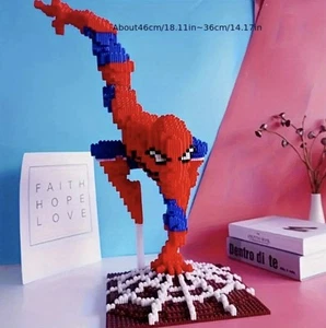 Large Spider 3D Puzzle Building Blocks Superhero Figurine DIY Assembly Gift - Picture 1 of 4