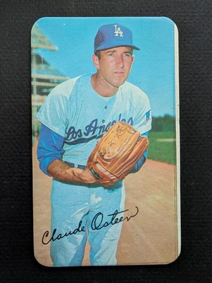 1970 Topps Super #1 Claude Osteen Los Angeles Dodgers Short Print EX-NM  Clean - Image 1 of 2