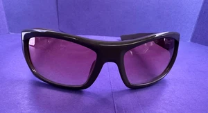 LEXXOLA unisex sunglasses in neo in brown frame & pink lenses - Picture 1 of 8