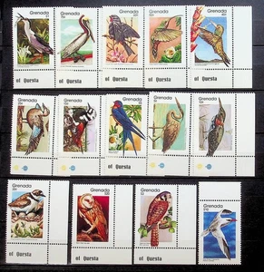 GRENADA Sc 1705-18 NH ISSUE OF 1989 - BIRDS - (DS25) - Picture 1 of 1