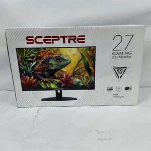 New Sceptre 27" E275W-FW100 LED LED 100Hz Gaming Monitor - Picture 1 of 3