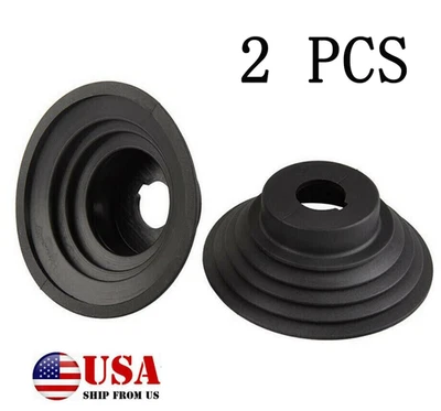 2PCS 70-110mm Universal LED HID Headlight Dust Cover Car Rubber Seal Housing Cap Foto 1 de 4