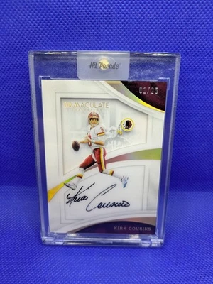 2017 Kirk cousins panini immaculate football 1/25 - Image 1 of 2
