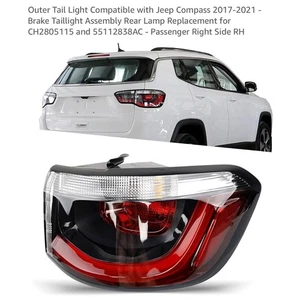 Jeep Compass Tail Light 2017-2021 Right Passenger Side LED Brake Lamp - Picture 1 of 9