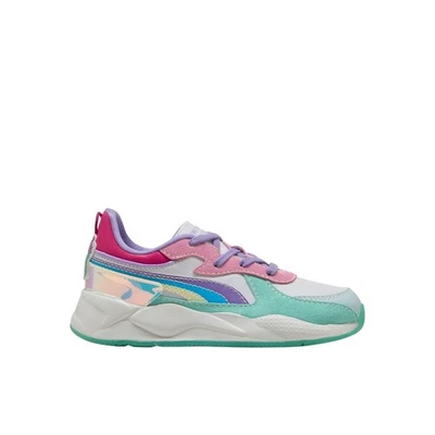 PUMA RsX Gabby's Casa de Muñecas Con Cordones Niñas Pequeñas Tenis Plateados Zapatos Informales 3 Foto 1 de 4