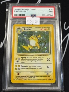 1999 Pokémon Game Raichu-Holo 14/102 MN 7 - Picture 1 of 2