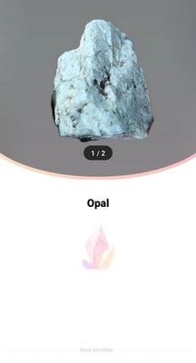 N-36 Rohopal Ca 4 3 Cm 90 G Mineral Halbedelstein Ungewöhnlich Naturstein - Bild 1 von 4